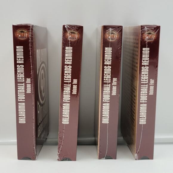 Oklahoma Sooners Football Legends Reunion 4 Tape Set on VHS NEW SEALED - Picture 3 of 5